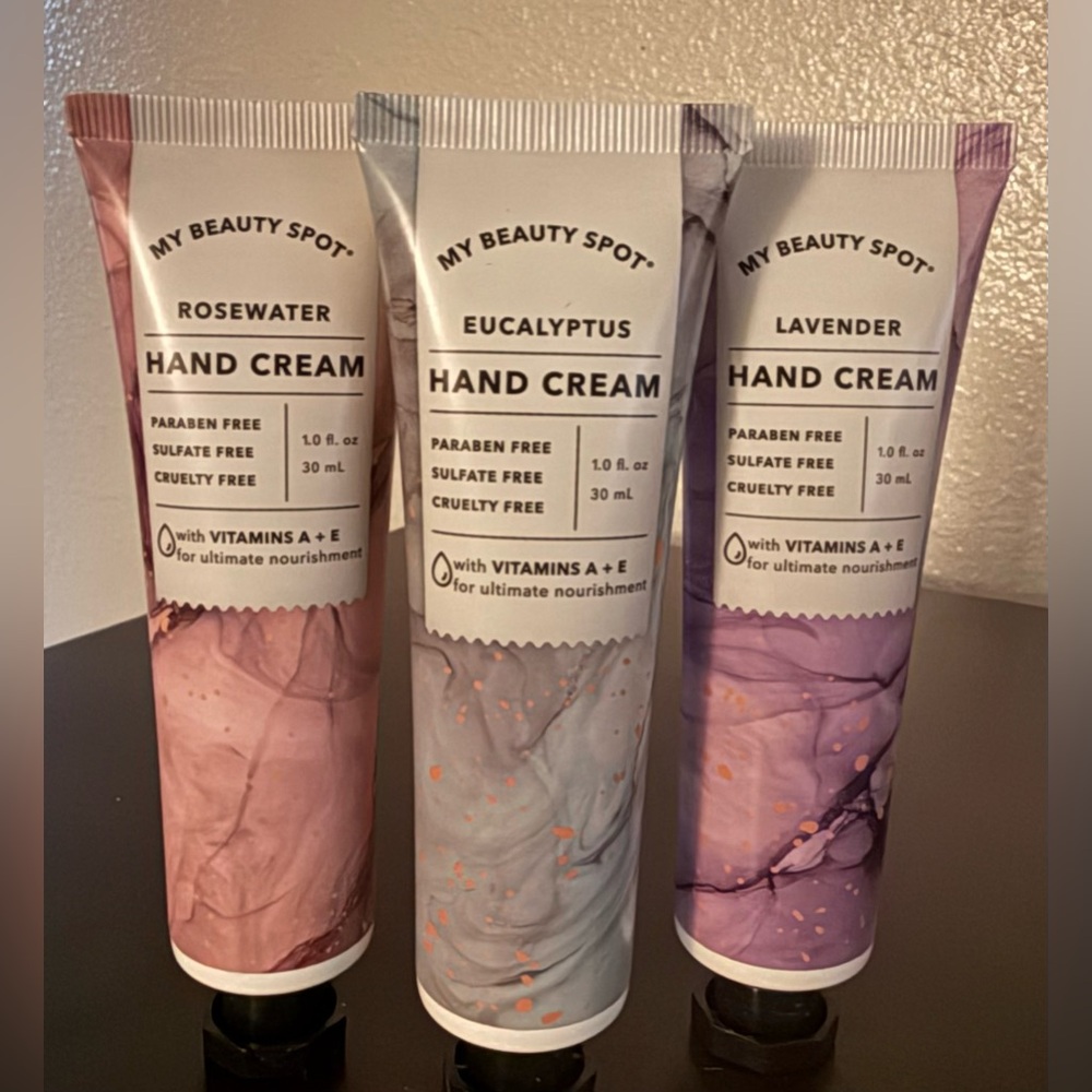 My Beauty Spot Hand Cream Set - Rosewater, Eucalyptus, Lavender